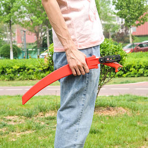 Sierra de mano LHJ350w de 350 mm con hoja de acero de alto carbono, naranja y plateada, para podar y cortar árboles frutales - Product Image 5