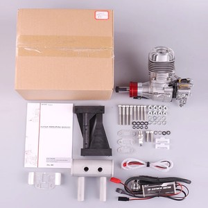 Motor RCGF de 20cc con escape trasero para avión RC, modelo de ala fija, kit metálico sin ensamblar, para uso en exteriores. - Product Image 3