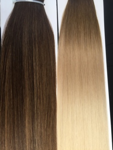Wholesale Top Quality Machine Weft hair extensions Double Drawn Premium 100% <b>RussIan</b> Human Hair Machine Weft Hair Extensions - Product Image 2