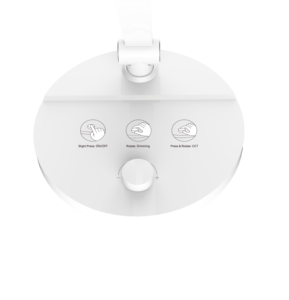 Lampe de <span class=keywords><strong>bureau</strong></span> LED contemporaine et simple, protection oculaire, commande tactile, éclairage de lecture AC, rotation, gradation CCT progressive, pour bureaux et salles <span class=keywords><strong>d</strong></span>'étude - Product Image 2