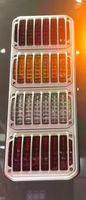 SENKEN Personalización Seguridad Vehículo DE EMERGENCIA Barra de luces Rojo Azul Estroboscópico Led Flash Ambulancia Emergencia
