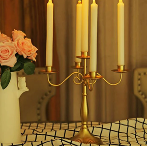 Set of Two <b>Black</b> Finished Candle Holders Handmade Designer Metal Candle Holder Modern <b>Candlestick</b> Handmade Candle Stand - Product Image 3