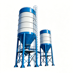Silo à ciment avec dépoussiéreur pour système de manutention de poudres, équipement de dépoussiérage à filtre à sacs personnalisé, usine OEM - Product Image 2