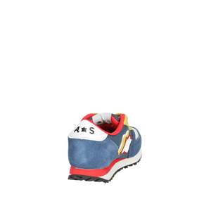 Sneakers per Bambini Athletic Stars Icaro103 Blu Bianco in Tela Scarpe alla Moda - Product Image 3