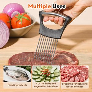 Oferta Caliente al por Mayor: Soporte para Cebolla con Aguja y Cortador, Mango de Plástico, Apto para Lavavajillas. - Product Image 6