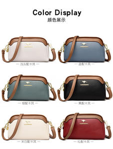 Bolso de hombro vintage estilo dama en PU. Con cremallera. Diseñado por un reconocido diseñador. Adecuado para uso diario.8125 - Product Image 6