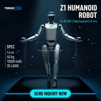 TERKOBOT MagicBot Z1 Robot Humanoide Bípedo con 50 Articulaciones, Navegación Autónoma, Diálogo con IA, I+D de Robots Humanoides