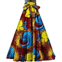 Moda prenses etekler ücretsiz boyutu etek kadınlar için afrika Dashiki Bazin Riche renkler kadınlar için