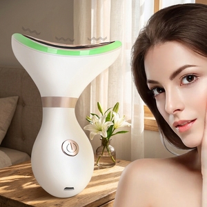 Appareil de massage anti-âge pour le visage et le cou, instrument de beauté pour le raffermissement et le lifting de la peau, masseur portable pour le soin de la peau du cou - Product Image 1