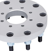 Adaptateur d'espacement de roue semi-double en aluminium forgé BOTRAK 8 trous à 10 trous 1,5 pouces 8x6,5 à 22,5 pouces 24,5 pouces pour Dodge Ram 2500 3500