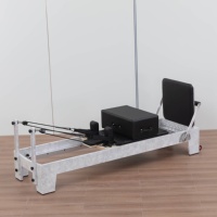 Appareil de Pilates Reformer en Bois Portable et Réglable pour la Maison et la Salle de Sport – Entraînement de Yoga et de Santé pour Améliorer la Force Corporelle