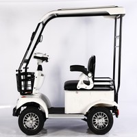 Scooter électrique LEO deux places avec batterie au plomb-acide 60V, certifié CE, autonomie 30km, vitesse 30km/h, nouveau chargeur intelligent, idéal pour le golf