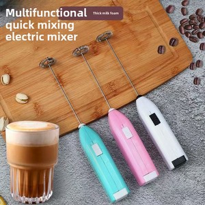 Espumador de Leche Inalámbrico, Batidor de Café, Mezclador, Mini Espumador con Mango, Agitador, Herramienta para Hacer Cappuccino, Utensilios de Cocina - Product Image 2