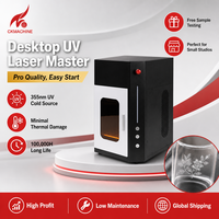 Grabador Láser UV DPSS 3D Pequeño y Cerrado, Refrigerado por Aire, 5W, Máquina de Marcado Láser, Grabado Subsuperficial en Bloques de Vidrio, Cristal, AI/DST
