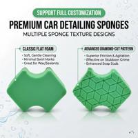 MN-H004 Bloc d'éponge en argile magique pour le detailing automobile, barre de décontamination de peinture, élimine l'oxydation et les taches d'eau, facile à utiliser