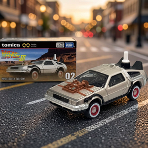 รถของเล่นโมเดล Tomica Back To The Future 3 ไทม์แมชชีน ขนาด 1:64 ผลิตจากโลหะ สำหรับเด็กอายุ 8-13 ปี - Product Image 3