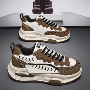 Chaussures pour hommes, baskets sportives, style chunky, nouvelle collection 2026, doublure en maille respirante, plateforme, adolescents, style européen, <span class=keywords><strong>TikTok</strong></span> Live, décontractées - Product Image 4