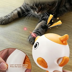 Lanceur de friandises interactif pour animaux de compagnie, pistolet catapulte avec laser pour chats et chiens - Product Image 3