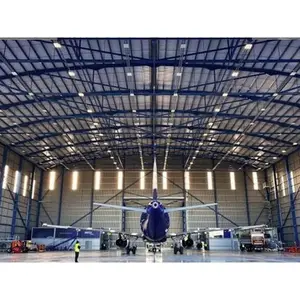 manufacturer steel aircraft hangar building prefab fixed hangars metal structure