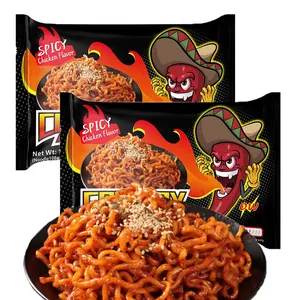 Beutel verpackung Instant Noodle Food Hot Chicken Spicy Flavor Nudeln