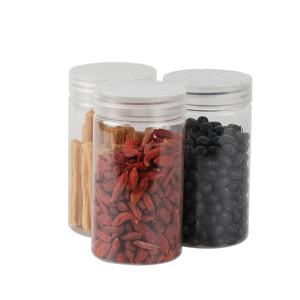 55*100 transparent <b>plastic</b> food <b>jar</b> with <b>plastic</b> lid, suitable for snacks, PET tea, dried fruit, and pet food (dog/cat). - Product Image 5