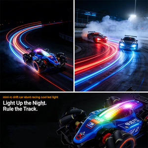 Mini <span class=keywords><strong>Auto</strong></span> Telecomandata 2.4G per Acrobazie e <span class=keywords><strong>Drift</strong></span> con Luci LED, Giocattolo Educativo per Bambini - Product Image 3