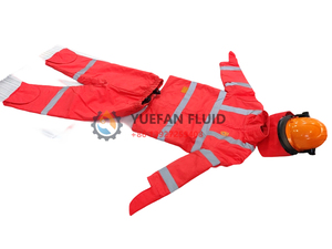 Combinaison de protection haute pression pour jet d'eau 15 000 psi – Veste et pantalon pour nettoyage UHP - Product Image 4