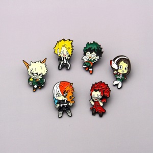 6 broches en émail en alliage de haute qualité pour les fans de Hot Anime <span class=keywords><strong>My</strong></span> <span class=keywords><strong>Hero</strong></span> <span class=keywords><strong>Academia</strong></span> comme cadeaux - Product Image 5