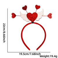 Serre-tête personnalisé XOXO Love Wing, bandeau imprimé XOXO pour tenue quotidienne, enterrement de vie de jeune fille et coin photo café