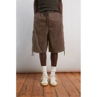 Großhandel Schlussverkauf Outdoor Streetwear Baggy Baumwolle Herren Parachute-Hose individuelles Logo Herren Cargo-Shorts