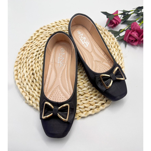 Boucle en métal nœud plat <span class=keywords><strong>bateau</strong></span> chaussures femmes élégantes chaussures formelles filles style coréen Girly printemps été automne chaussures habillées - Product Image 5