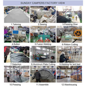 Tienda de campaña para techo de coche, carcasa dura, resistente al agua para exteriores, Suv, tienda en techo para 4 personas, compra 4X4, tienda de campaña para techo de coche para acampar - Product Image 6