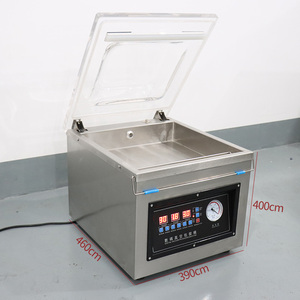 Dz-320 nhà máy trực tiếp bán tự động máy tính để bàn thép không gỉ buồng duy nhất cá thực phẩm Xúc Xích Gà chân không niêm phong máy đóng gói - Product Image 6