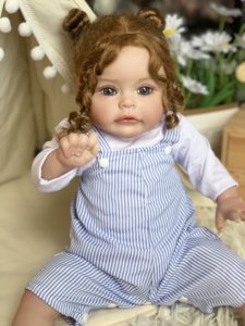 Tay Ngủ Con Hươu Cao Cổ Lớn Bán Buôn Với Afro Nhà Vải Cao Su Mới Dành Cho Người Lớn Nenuco 1/6 Poupee Búp Bê tái Sinh - Product Image 2