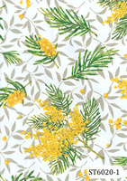 Nappe en polyester rustique, imperméable, résistante à l'huile et à la chaleur, facile à nettoyer, motif feuilles botaniques marron, pour table à manger