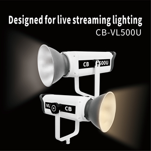 Профессиональный студийный светильник COB LED 500 Вт с дневной световой интенсивностью, для видеосъемки и фотосъемки, с металлическим корпусом. - Product Image 2