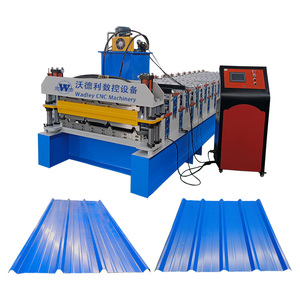 Máquina de Conformación de Rollos para la Fabricación de Tejas de Acero Trapezoidales de Doble Capa para Materiales de Construcción - Product Image 4