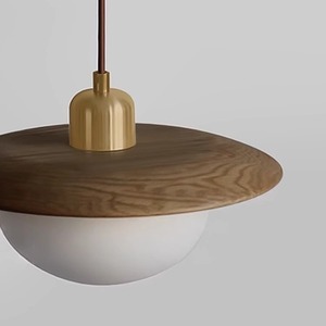 Lámpara colgante de estilo retro LED E27 redonda de una sola cabeza para iluminación de restaurante, bar o mostrador. - Product Image 4