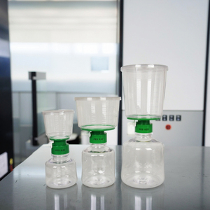 فلتر بلاستيكي معقم من PTFE PVDF لرأس الزجاجة، أنظمة ترشيح بالتفريغ قابلة للتخصيص حسب الطلب، حجم المسام 0.22 ميكرون و 0.45 ميكرون - Product Image 3