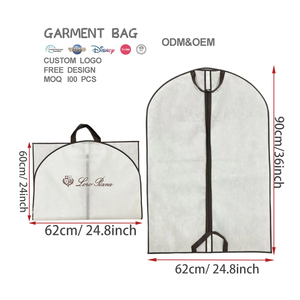Venta al por mayor <span class=keywords><strong>de</strong></span> alta calidad plegable <span class=keywords><strong>a</strong></span> prueba <span class=keywords><strong>de</strong></span> polvo blanco impermeable bolsas <span class=keywords><strong>de</strong></span> ropa no tejidas con logotipo personalizado <span class=keywords><strong>precio</strong></span> <span class=keywords><strong>de</strong></span> fábrica - Product Image 3