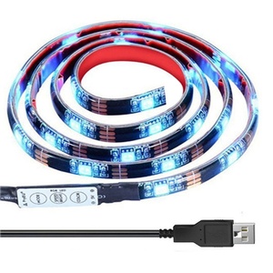 Hot Sale Popularity <b>Controllable</b> TV Backlight <b>RGB</b> Color Changing Light Strings Kit Smart Led Strip 5050 for PVC IP65 - Product Image 2