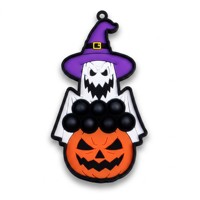 Jouet anti-stress Pop-It en silicone pour Halloween, motifs fantôme et citrouille, à presser avec les doigts, de la marque Pest Control Pioneer