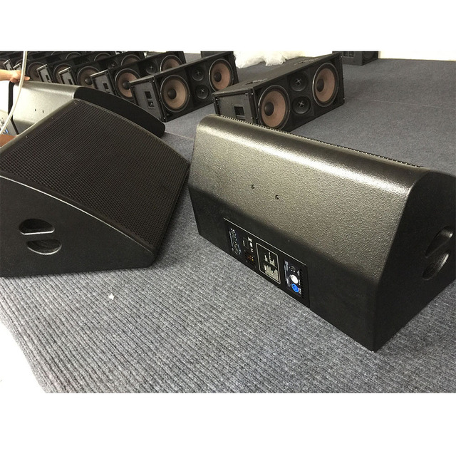 Double 12 Inch Studio Monitor Speakers Active Powered Stage Speaker