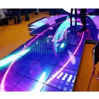Piastrelle LED per Pavimenti Personalizzabili, Alta Luminosità, Leggibili alla Luce Solare, per Illuminazione a Terra e Display per Piste da Ballo
