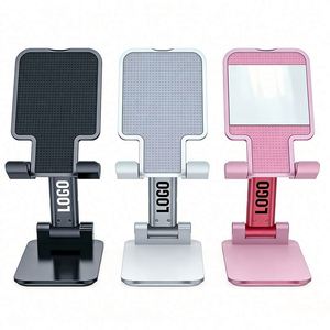 Wholesale Business Gift Adjustable Mobile Phone <b>Stand</b> Logo Foldable Desktop Holder <b>for</b> All Smartphones Custom Promotional Gifts - Product Image 1