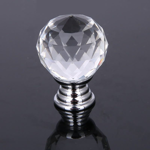 Modern Style Crystal <strong>Cabinet</strong> Handles Zinc Ball <strong>Knobs</strong> Crystal Clear <strong>Diamond</strong> <strong>Cabinet</strong> Drawer Jewellery <strong>Knobs</strong> Door Handles - Product Image 5