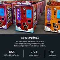PodNEX Advanced Factory Phone Case Distributeur automatique industriel DIY Phone Case Distributeur automatique pour Campus Store