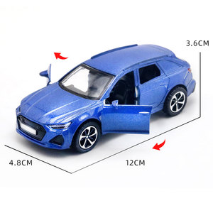 YZ MODEL <span class=keywords><strong>Auto</strong></span> in Metallo Pressofuso Scala 1:36, Modello <span class=keywords><strong>RS6</strong></span> con Apertura Porte Anteriori, Funzione Pull-Back, per Decorazione - Product Image 3
