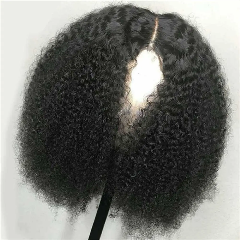 African Wig European And American Wig Black Small Winding Tube Short Curly Hair Synthetic Wig