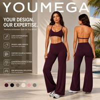 Ensemble de yoga personnalisé avec logo, tenue de sport active pour femme, soutien-gorge dos nu, short froncé, legging capri, pantalon